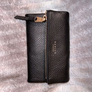 Radley pebbled leather French wallet NWT